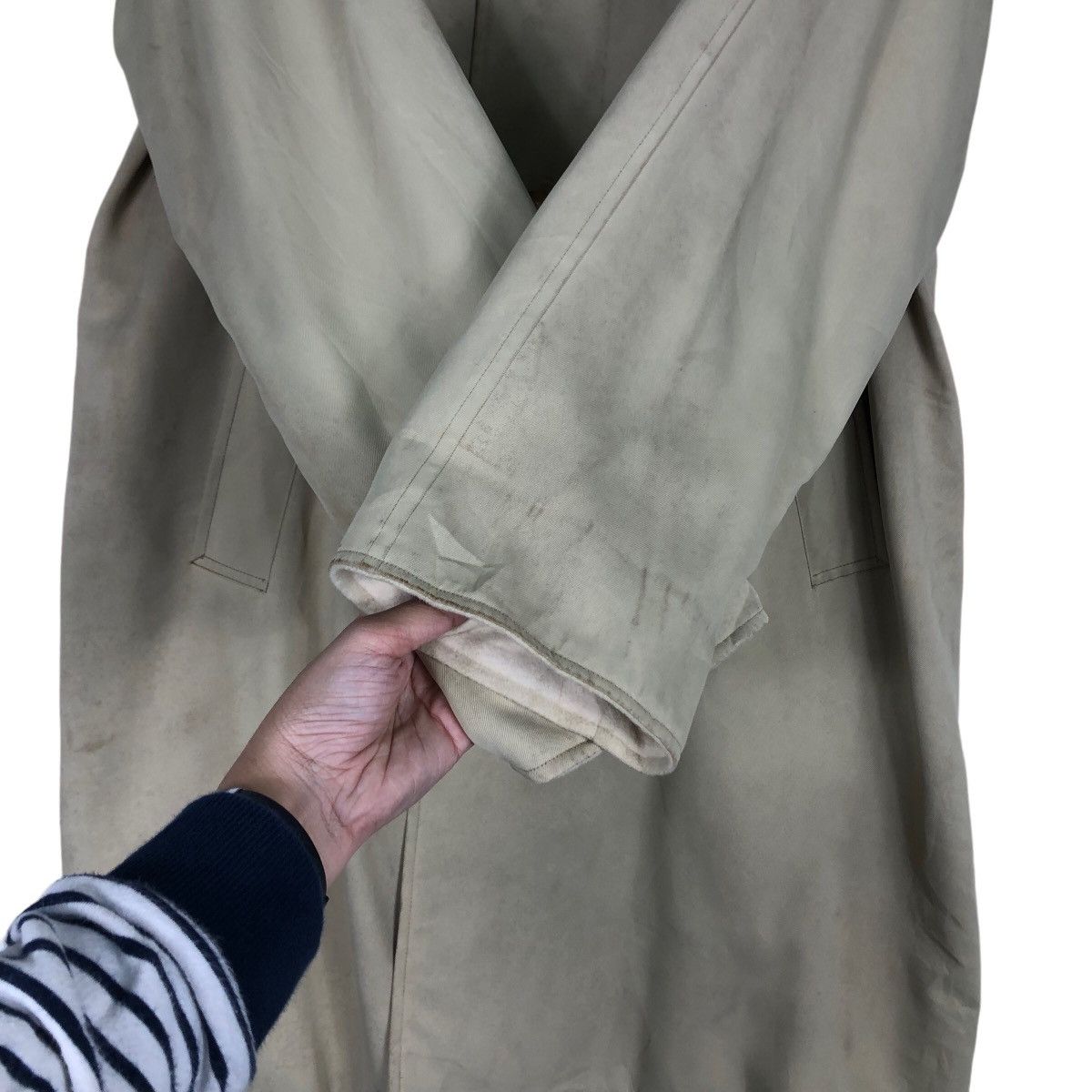 Burberry 🔥Vintage Burberrys Made in England Long Jacket Nova Check Size US M / EU 48-50 / 2 - 13 Thumbnail