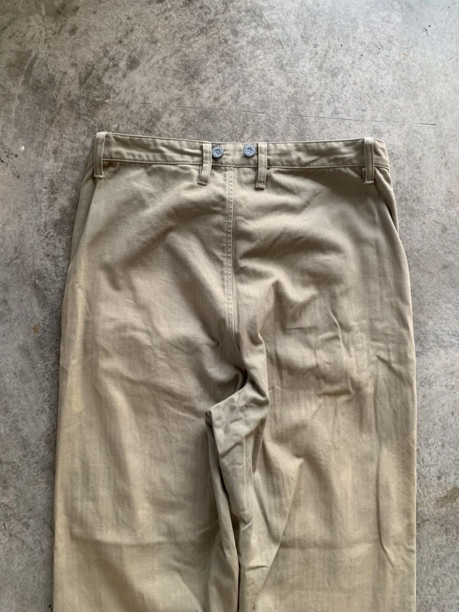 Nigel Cabourn LYBRO by Nigel Cabourn herringbone military design pants Size US 36 / EU 52 - 12 Thumbnail