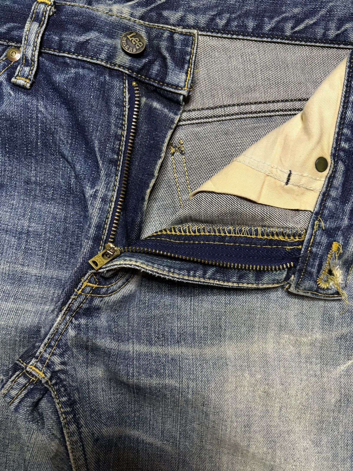 Japanese Brand × Lee Vintage Lee Sick Mud Wash Distressed Bootcut Flare Jeans Size US 29 - 10 Thumbnail