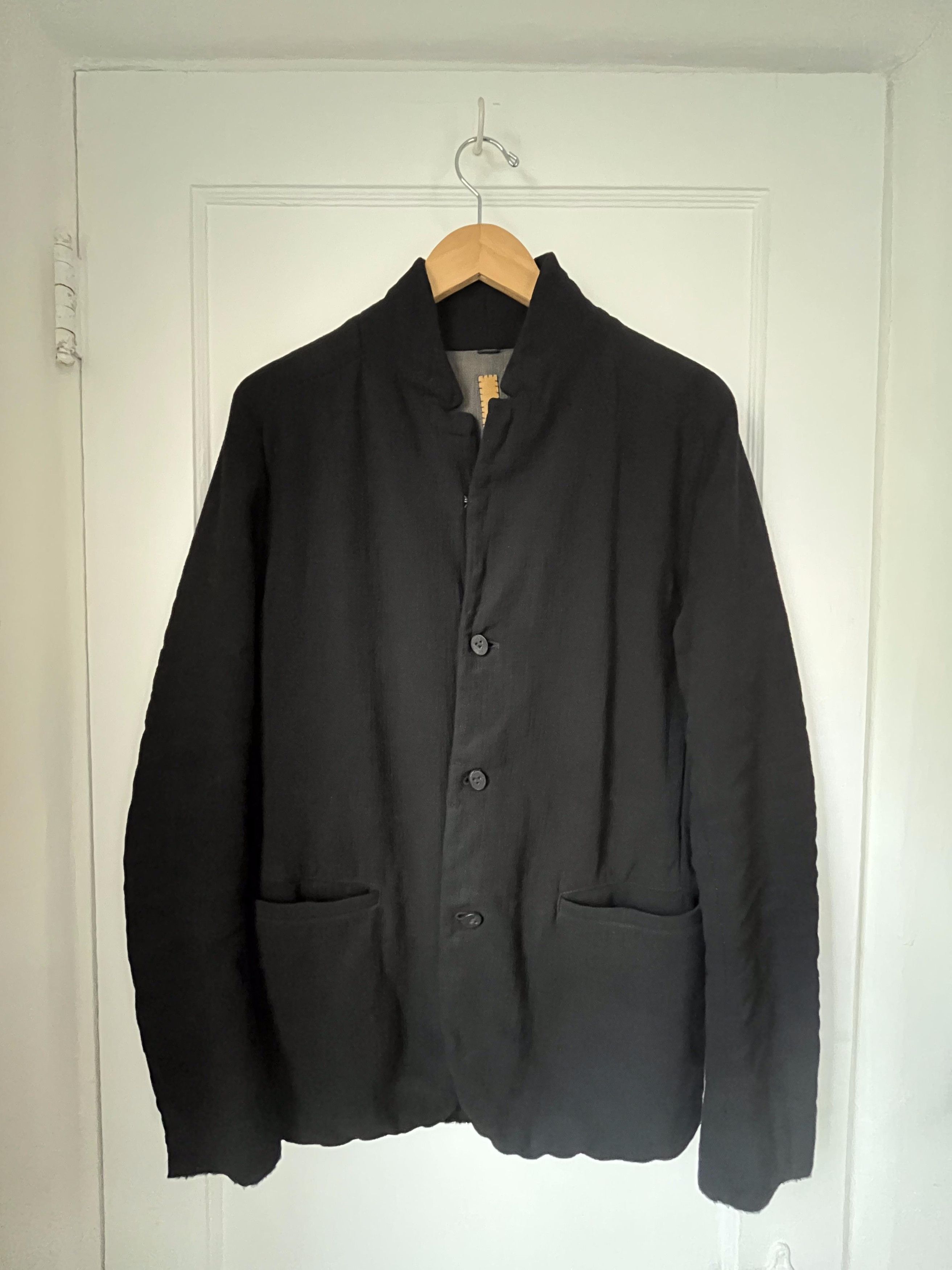 Layer-0 H Blazer, 3 Button, Triple Crepe, Black, Tagged 50 Size US M / EU 48-50 / 2 - 1 Thumbnail