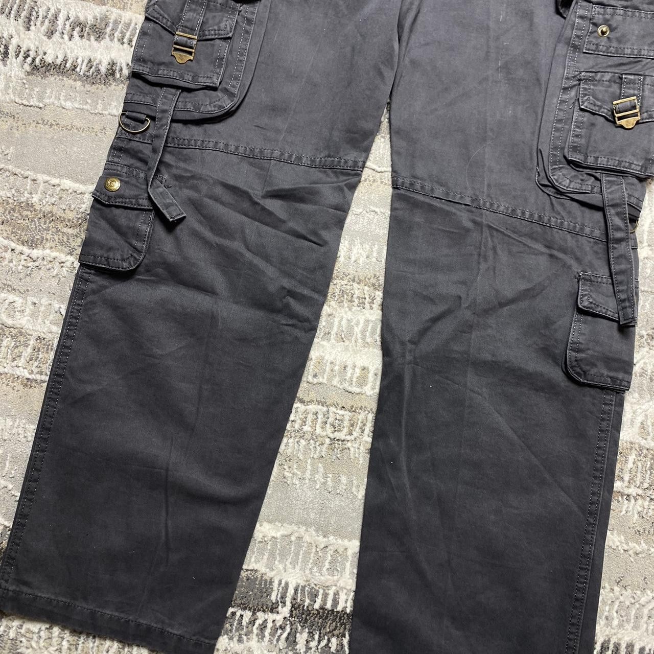 Japanese Brand 00s Opium Cargo Trousers Grey 32" Size US 32 / EU 48 - 6 Thumbnail