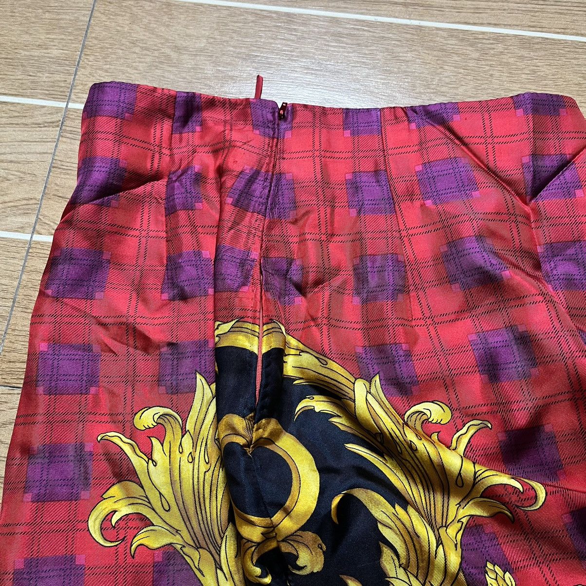 Versace Vintage Circa 1991 Atelier Versace Baroque Skirt Size 27" / US 4 / IT 40 - 13 Thumbnail