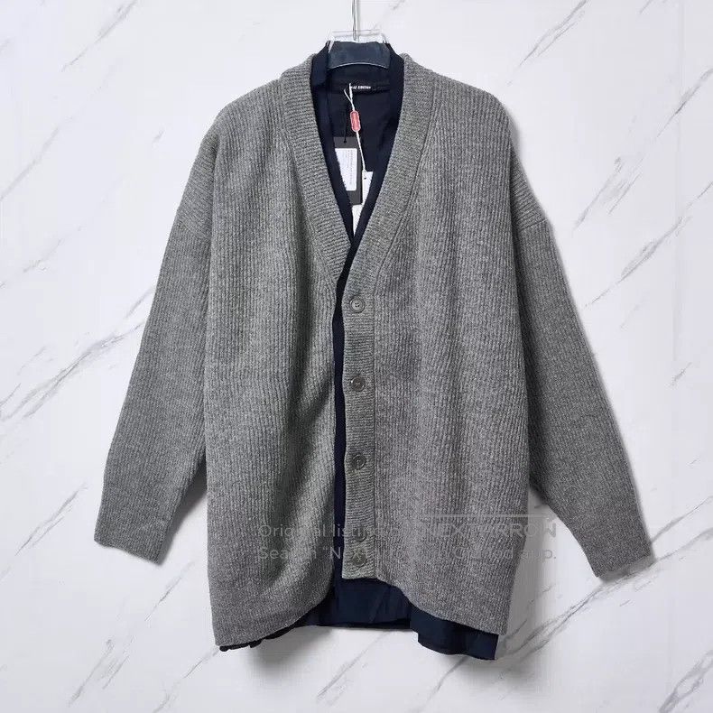 Raf Simons Raf Simons Unisex fake two-piece wool cardigan Size US S / EU 44-46 / 1 - 1 Thumbnail