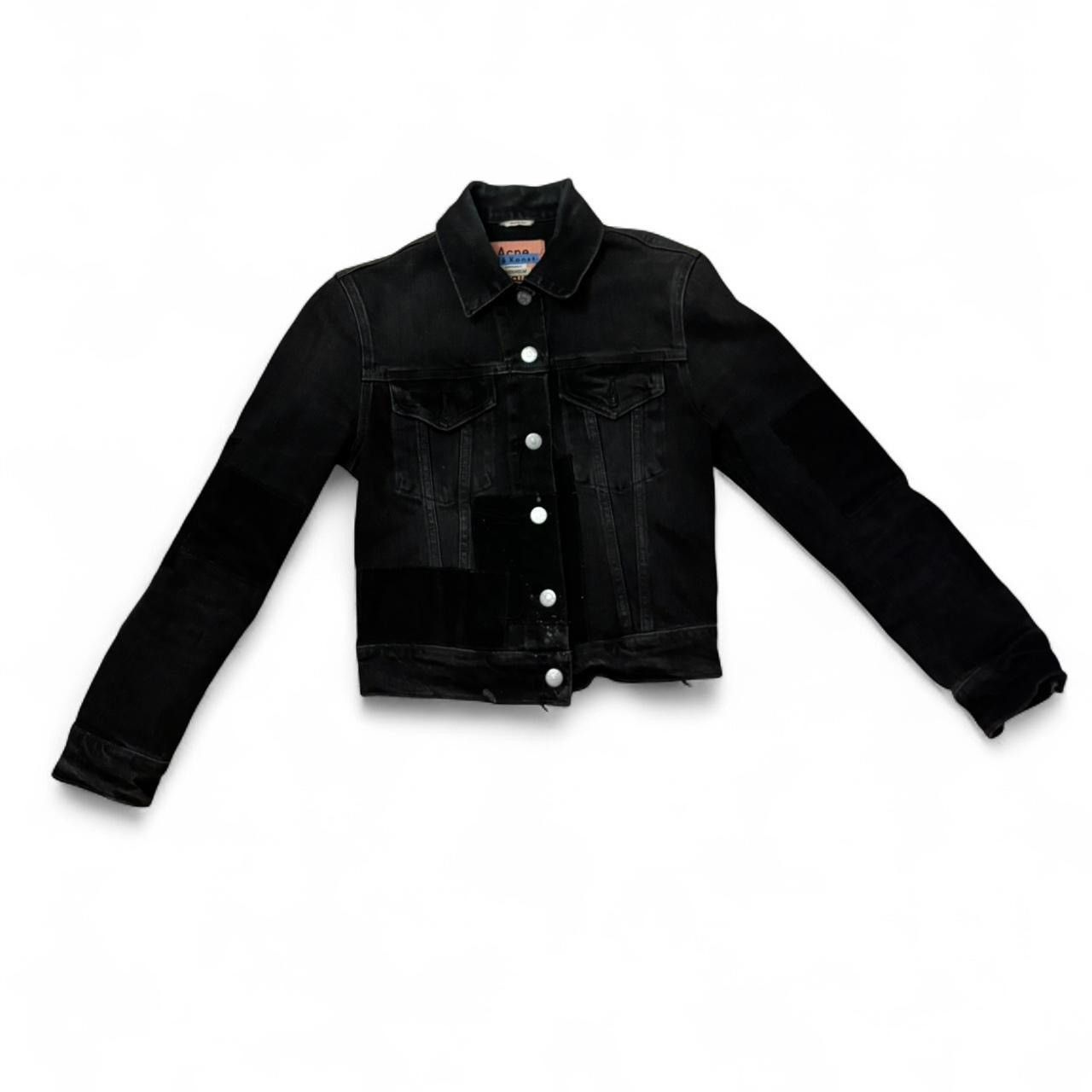 Acne Studios Acne Studios Blå Konst Black Denim Jacket Size XXS / US 00 / IT 34 - 1 Thumbnail