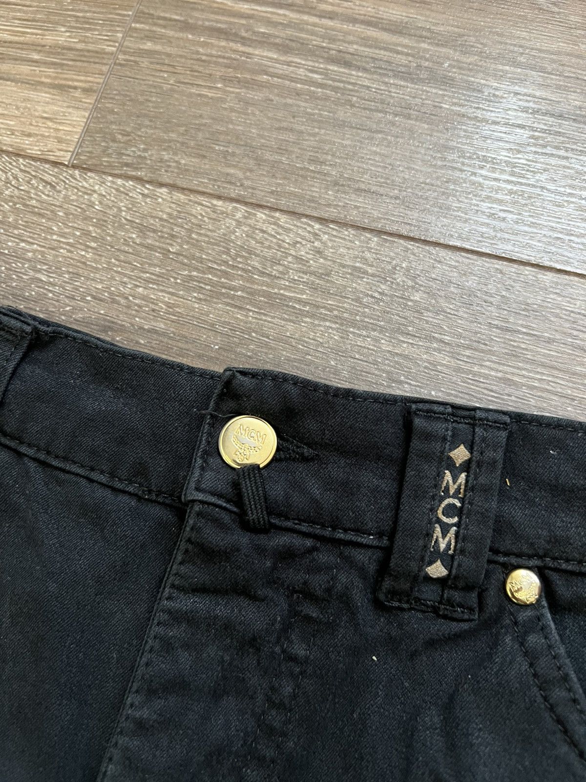 MCM × Vintage Mcm Jeans De Luxe Vintage black Size 33" - 5 Thumbnail