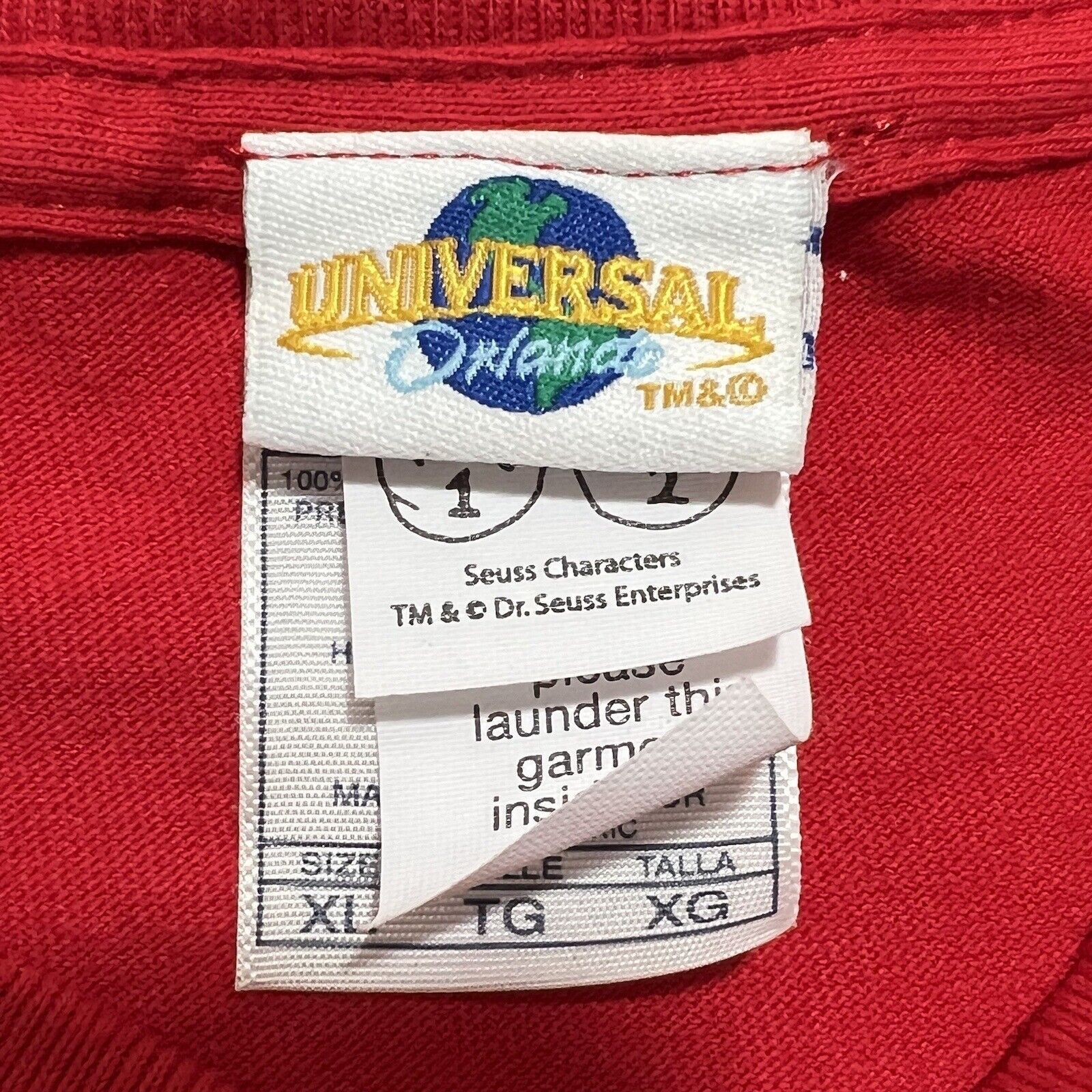 Universal Studios Vintage Universal Studios XL Dr. Seuss Thing 1 T Shirt Size US XL / EU 56 / 4 - 3 Thumbnail