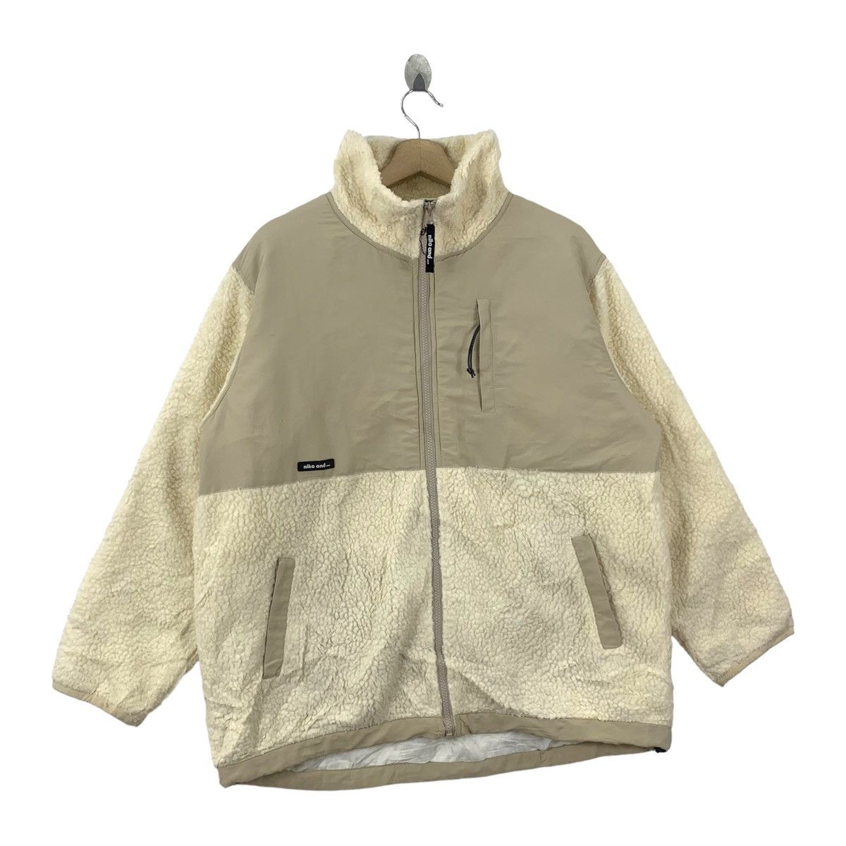Japanese Brand NICO AND Japanese Brand Fleece Deep Pile Zipper Jacket Size US L / EU 52-54 / 3 - 4 Thumbnail