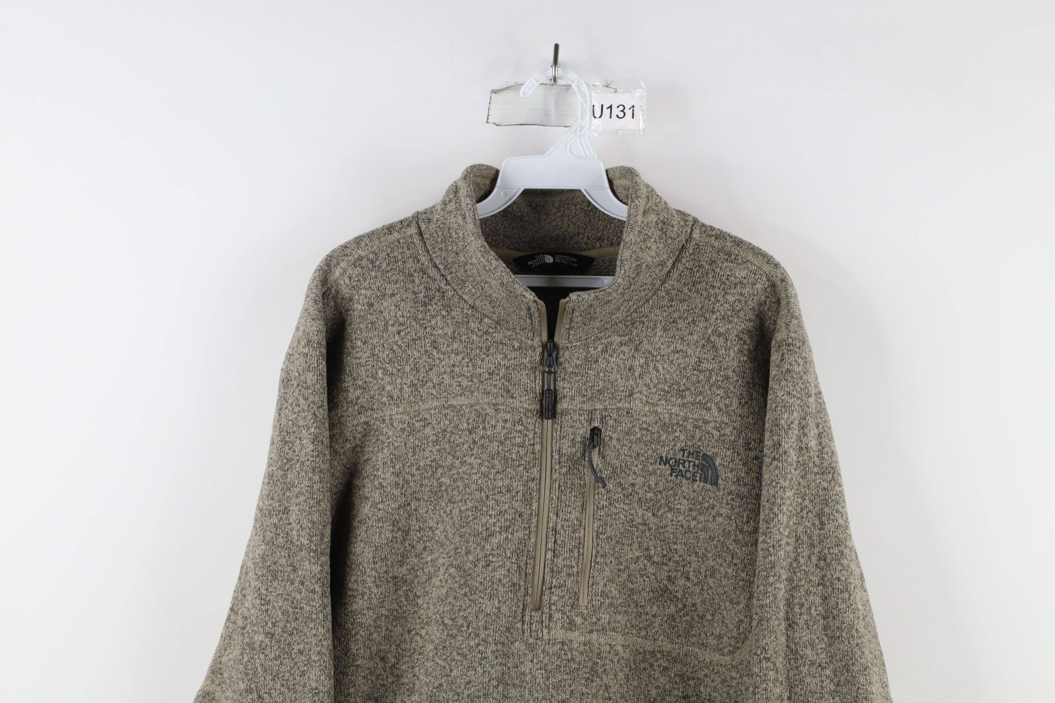 The North Face × Vintage The North Face Gordon Lyons 1/4 Zip Pullover Sweater Brown Size US XL / EU 56 / 4 - 2 Thumbnail