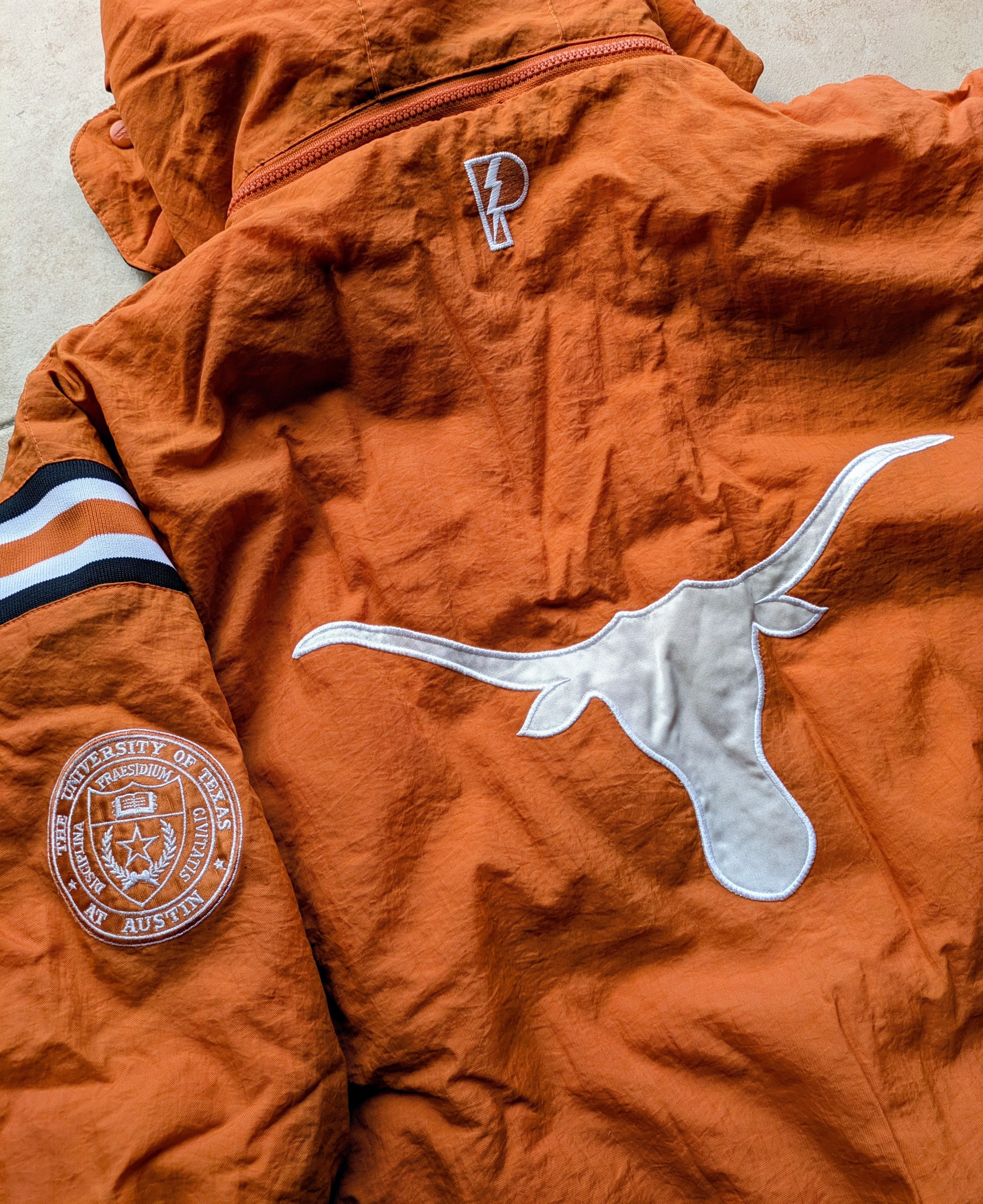 Starter Texas Longhorns 90s puffer XL burnt orange NCAA vtg Size US XL / EU 56 / 4 - 1 Thumbnail