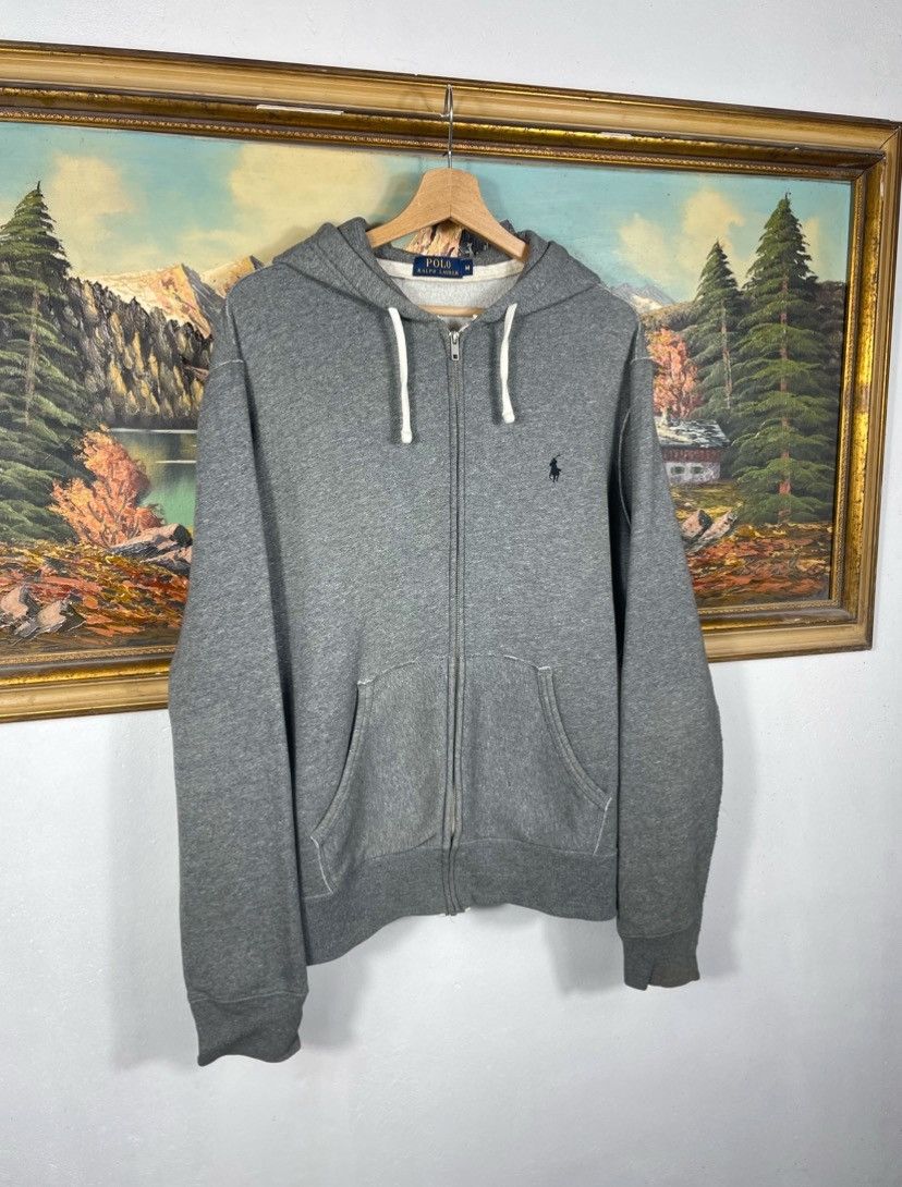 Polo Ralph Lauren × Ralph Lauren Polo Ralph Lauren Zip Hoodje Sweatshirt Old Money Baggy Swag Size US M / EU 48-50 / 2 - 2 Thumbnail