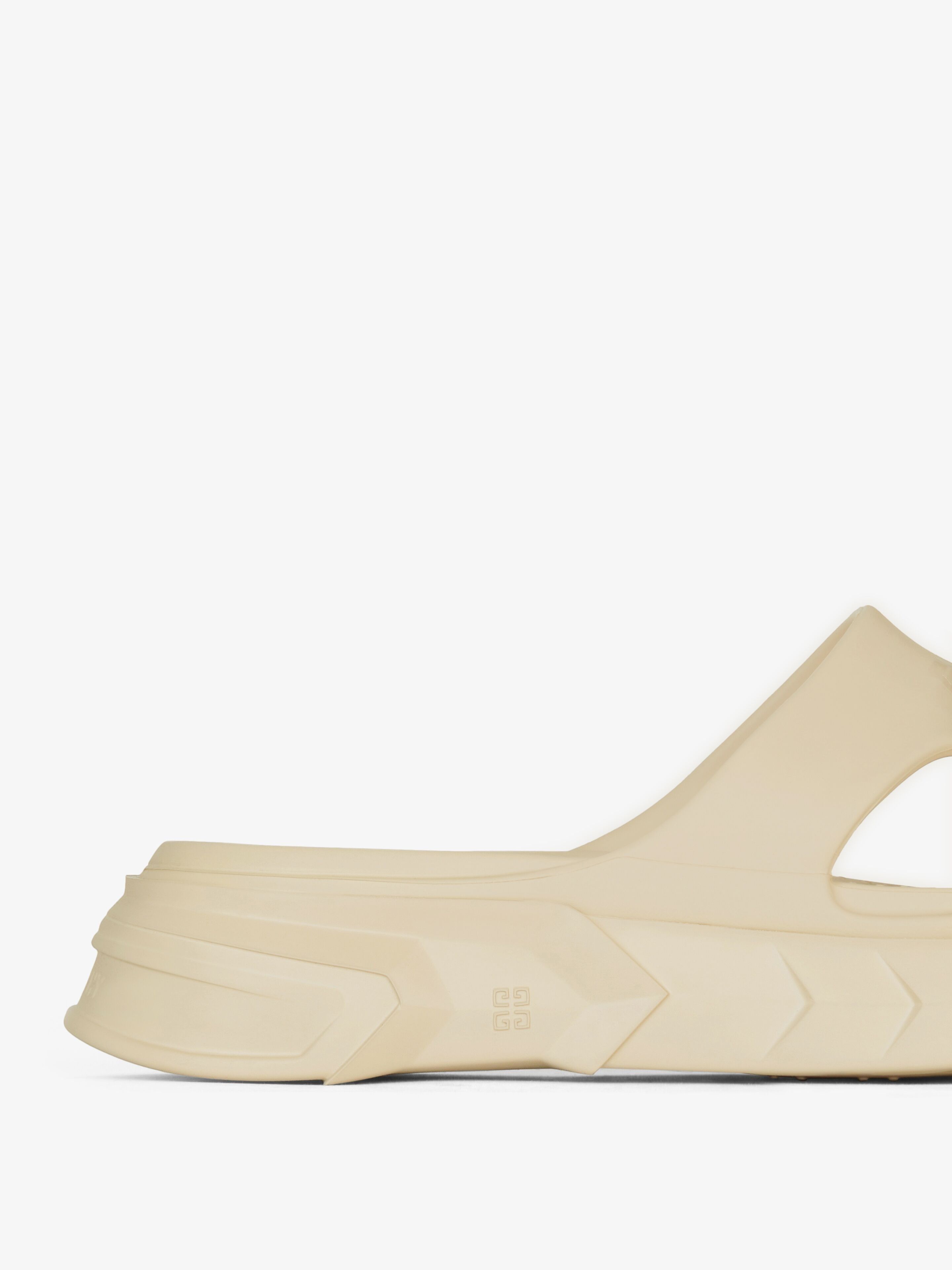 Givenchy o1srvl11e0525 Marshmallow Flat Sandals In Rubber in Beige Size US 8 / EU 41 - 6 Thumbnail