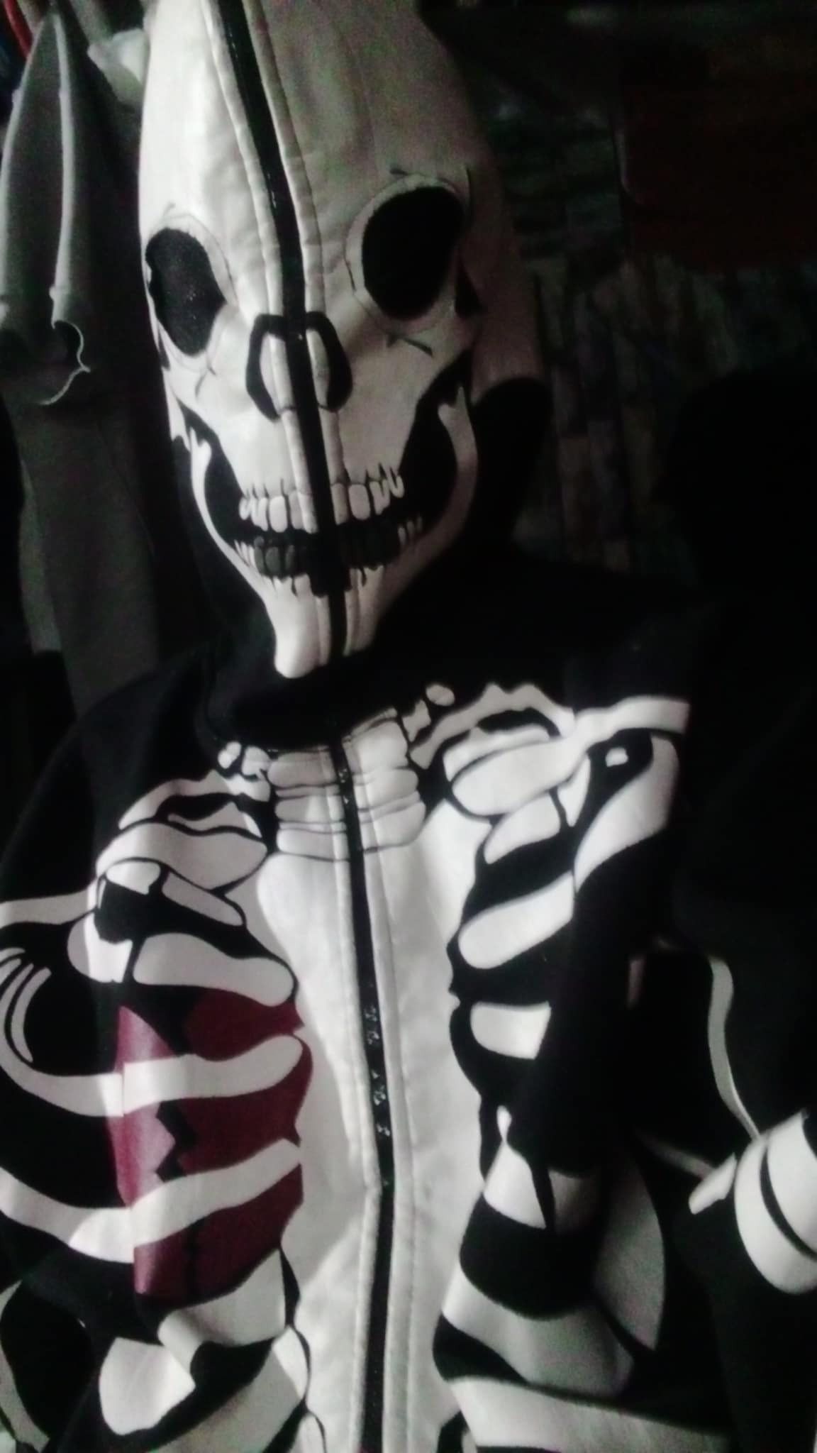 Other Mecca Jeans Vintage Y2k Skeletal Hoodie Size US L / EU 52-54 / 3 - 2 Thumbnail