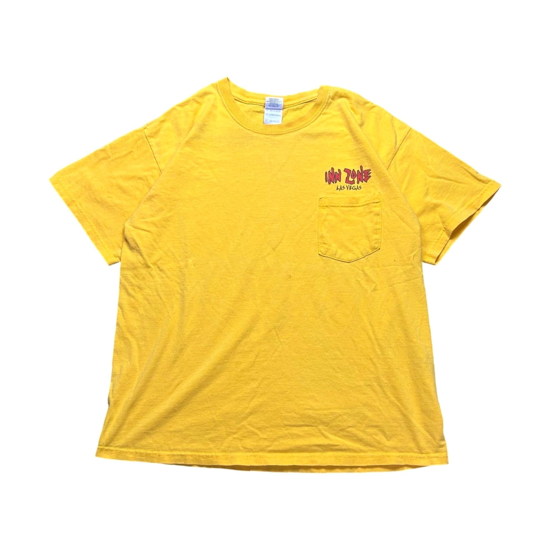 Gildan VINTAGE Las Vegas You Miss 100% Of The Shots You Don't Take T Shirt Large Casino Tee Men L Yellow Graphic Print 90s Dad Money Classic Size US L / EU 52-54 / 3 - 3 Thumbnail