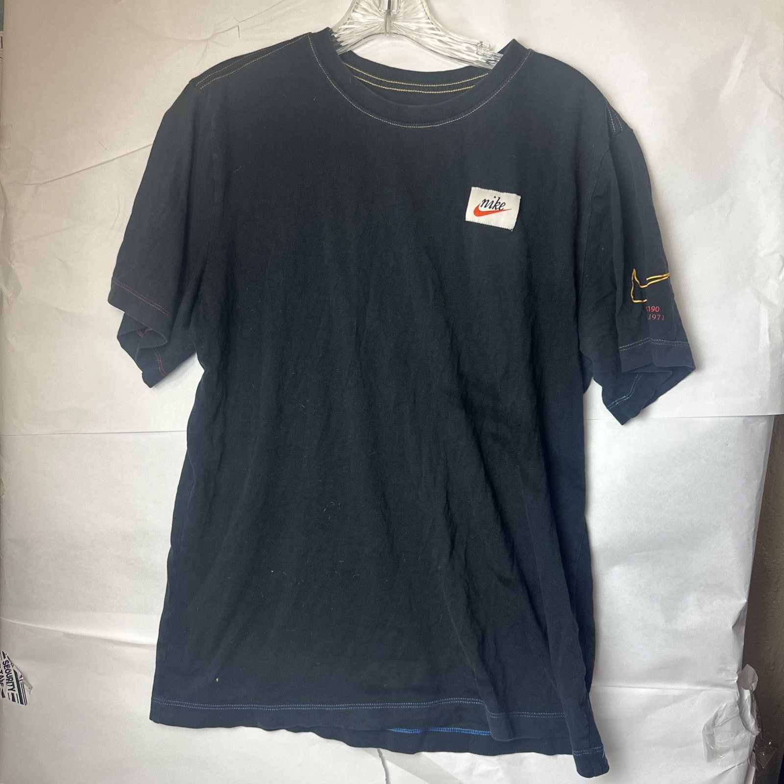 Nike Nike Patch Black T-Shirt M Trademark June Tee size medium Size US M / EU 48-50 / 2 - 1 Thumbnail