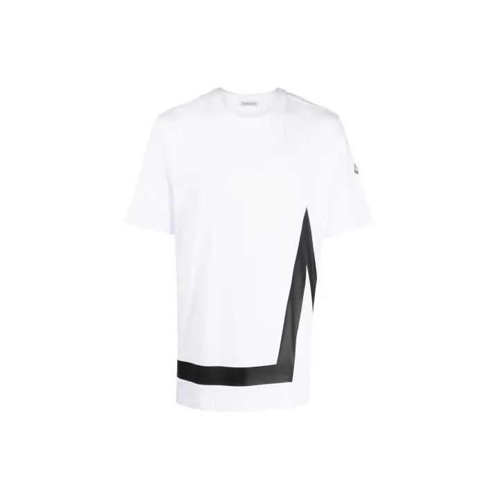Moncler Moncler Men's Logo Stripe Short-Sleeve T-Shirt Size US S / EU 44-46 / 1 - 1 Thumbnail