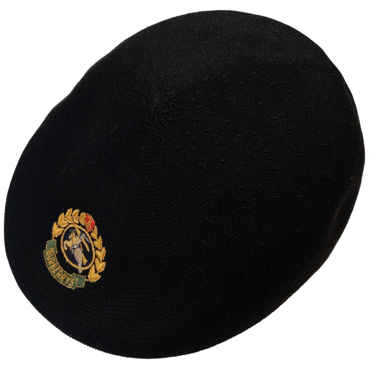 Burberry Vintage Burberry Crest Embroidered Beret Size ONE SIZE - 5 Thumbnail