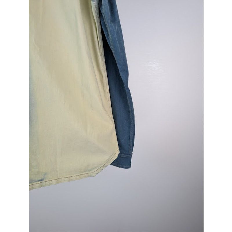 Rick Owens Drkshdw o1rshd1 Denim Outershirt Toothpaste Degrade in Blue Size US XL / EU 56 / 4 - 13 Thumbnail