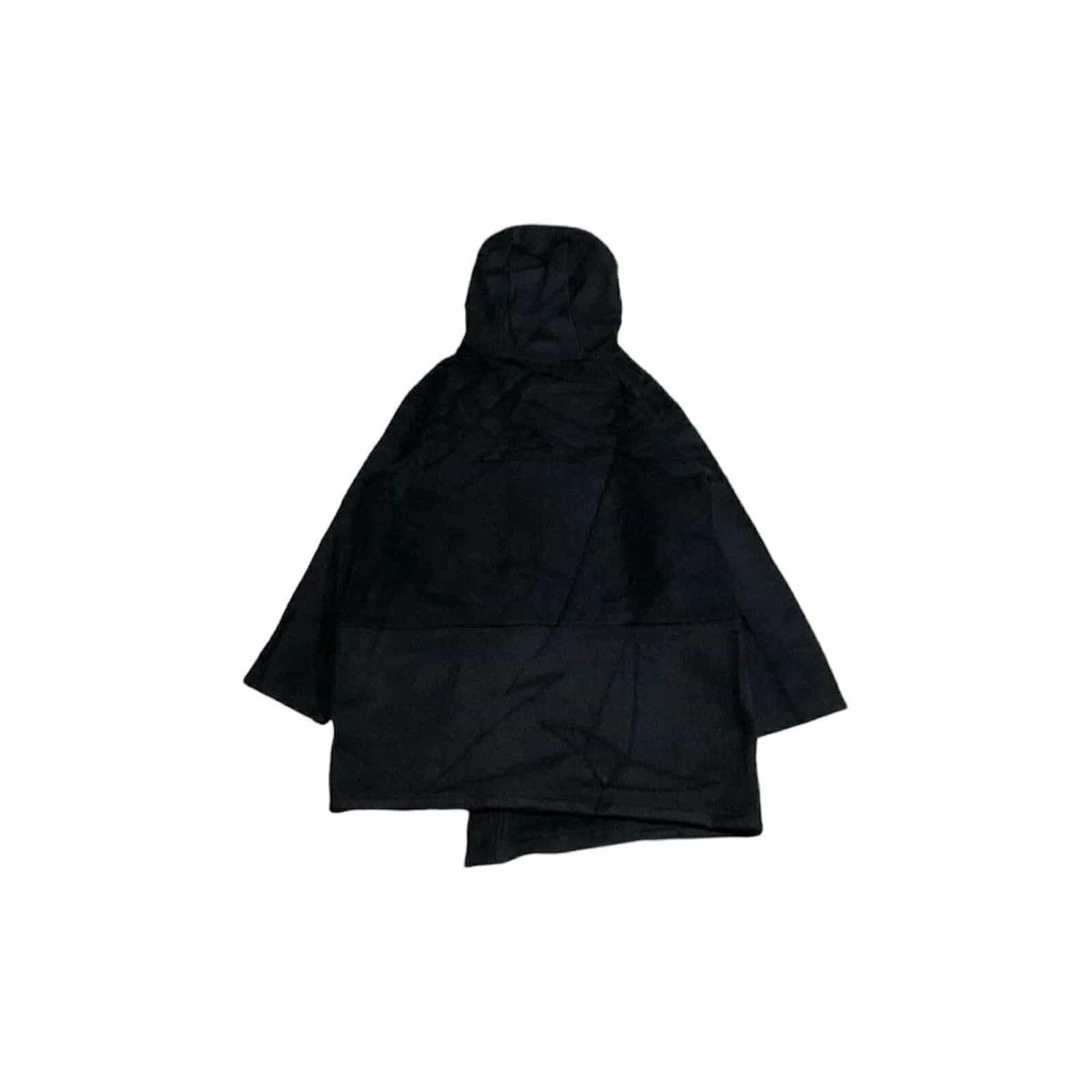Japanese Brand × Yohji Yamamoto × gomme 🔥Gomme Homme Wool Asymmetric Diagonal Zipper Ninja Hoodie Size US L / EU 52-54 / 3 - 13 Thumbnail