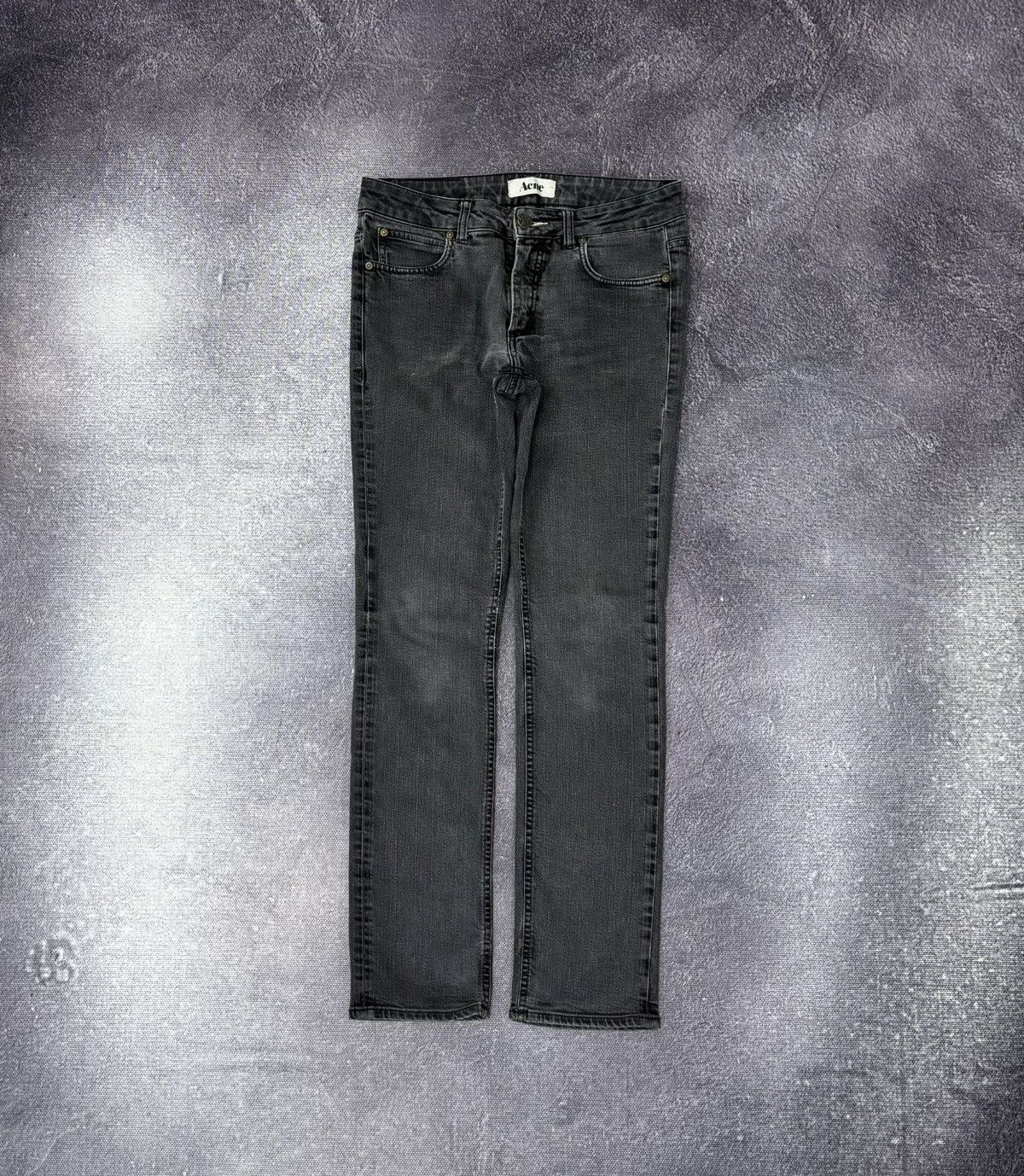 Acne Studios Acne Studios Hex Cash Slim Fit Gray Luxury Denim Jeans Size US 29 - 1 Thumbnail
