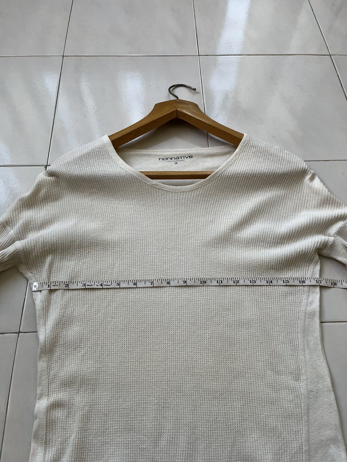 Nonnative Nonnative Waffle Thermal Asymmetrical Unisex Shirt Size S / US 4 / IT 40 - 9 Thumbnail