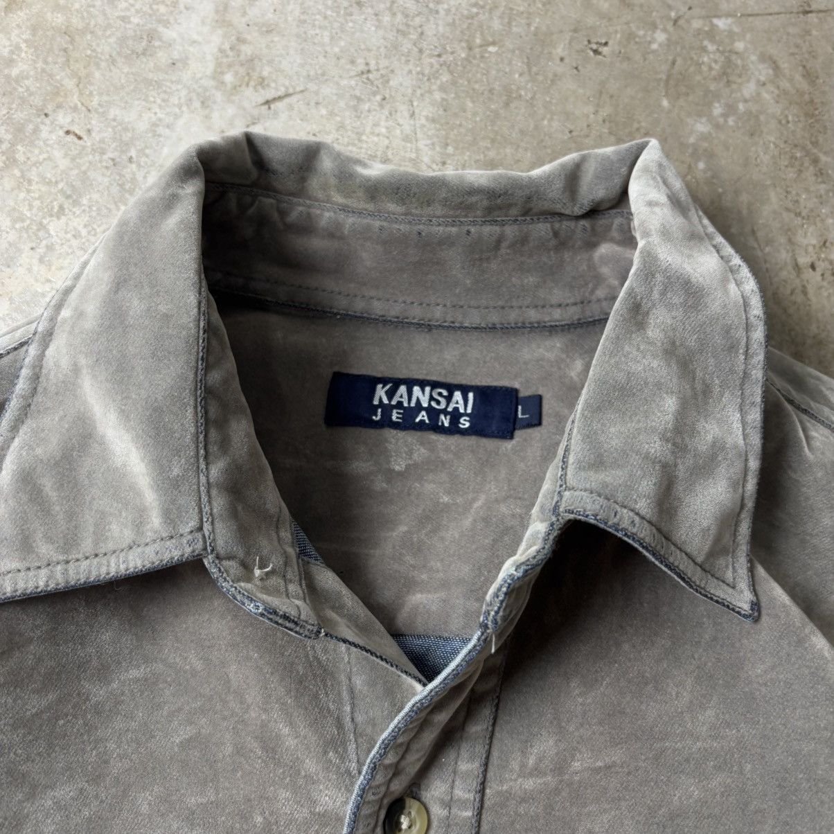 Japanese Brand × Kansai Yamamoto × Vintage VINTAGE KANSAI YAMAMOTO SHIRT Size US L / EU 52-54 / 3 - 4 Thumbnail