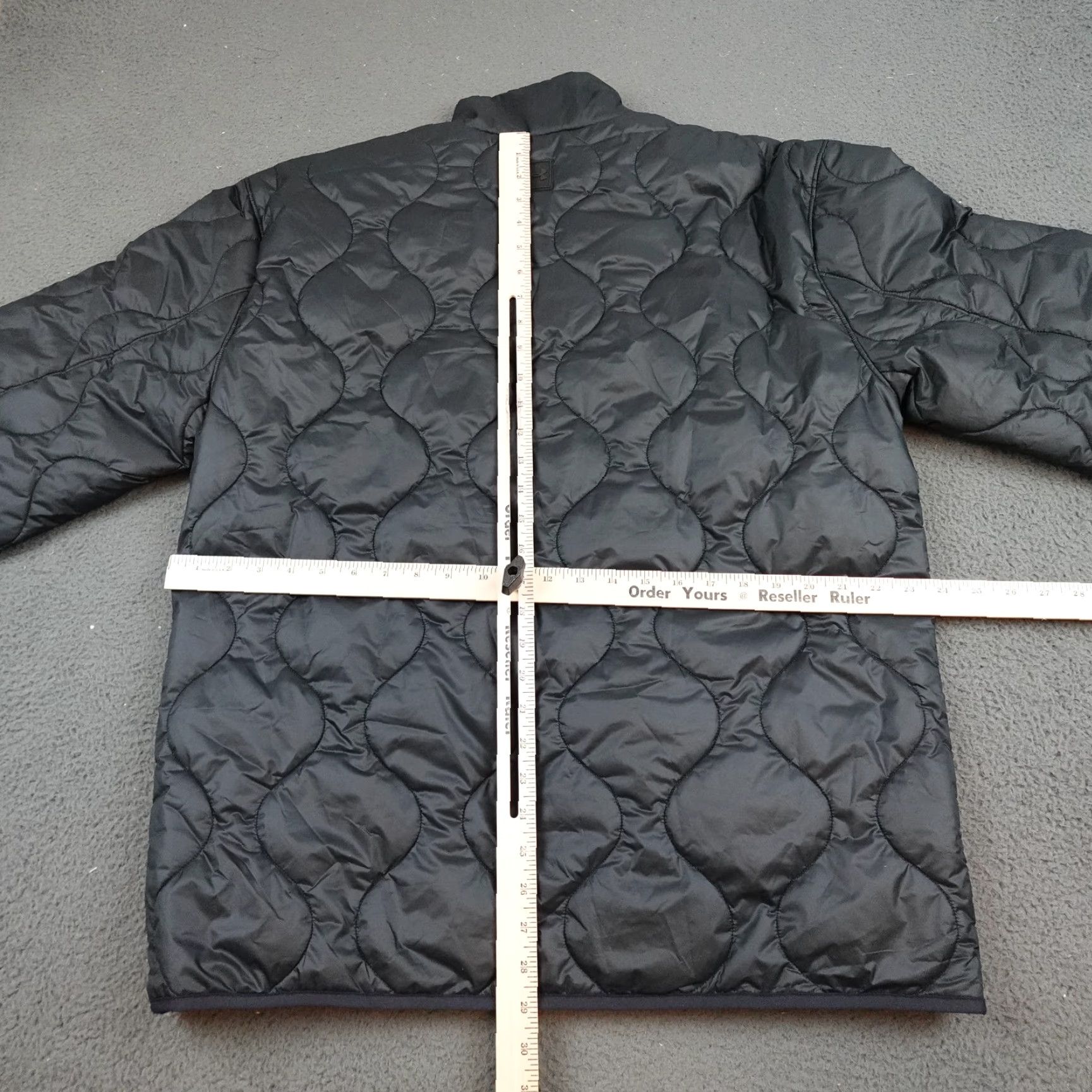 Under Armour Under Armour Jacket Mens Large Black Quilted UA Heritage 1/2 Zip Sample Size US L / EU 52-54 / 3 - 7 Thumbnail