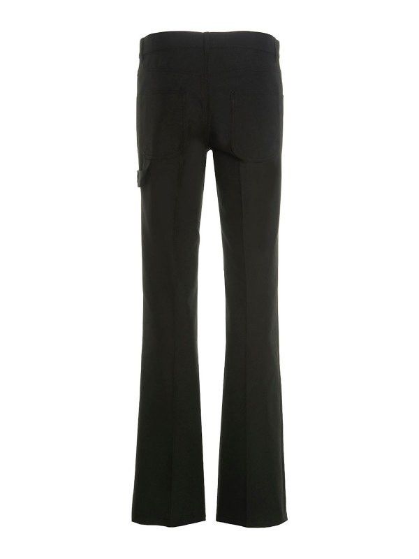 o1mle1024 Bootcut Twill Retro Pant in Black