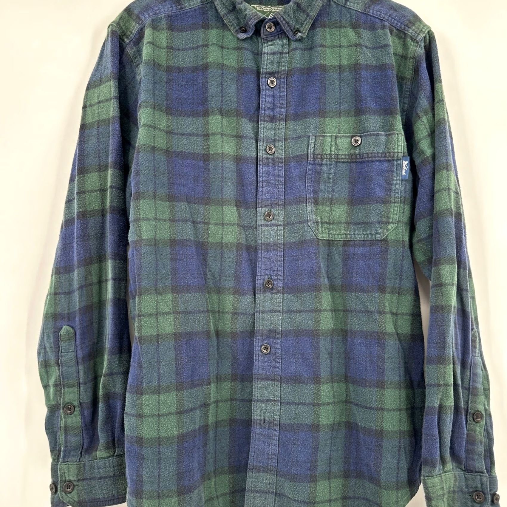 Vintage Woolrich Plaid Flannel Button Down Shirt Men XL Outdoor Woolrich Trout Run Button-Up Long Sleeve Casual Breathable Pockets Fall Winter Size US XL / EU 56 / 4 - 6 Thumbnail