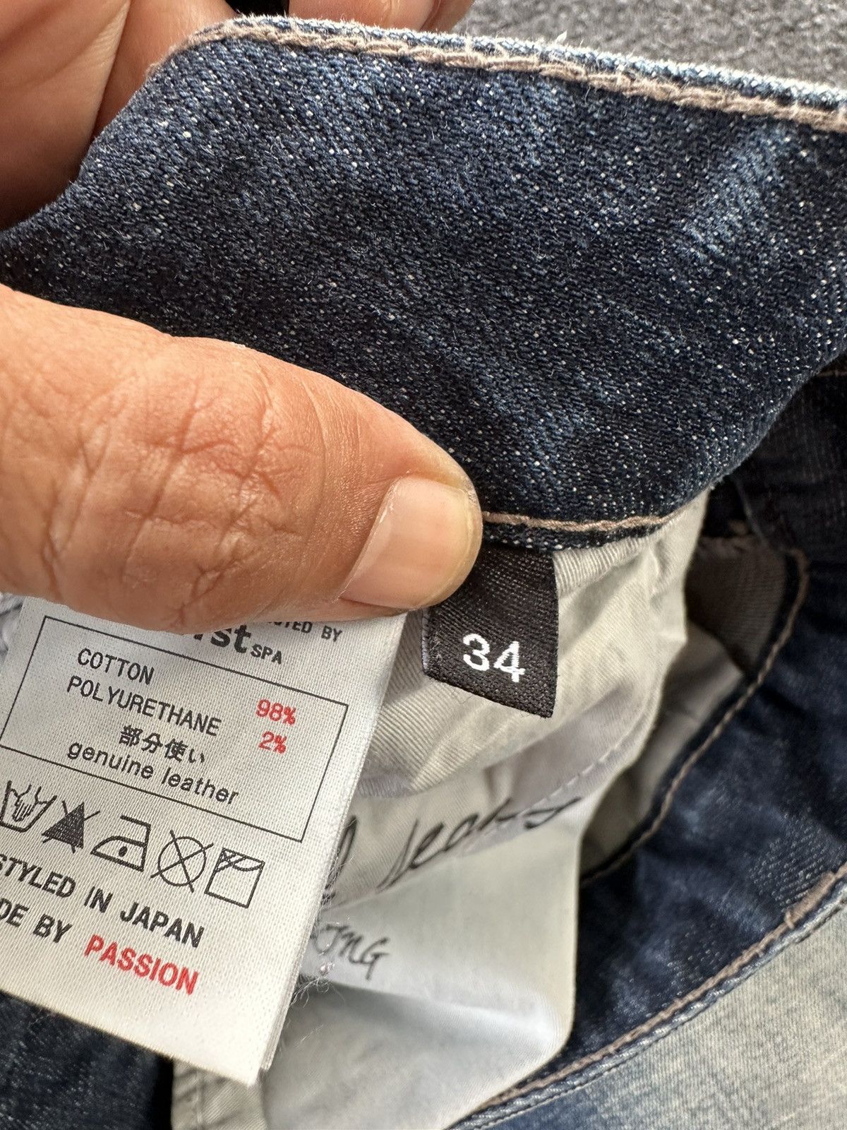 If Six Was Nine Cook Jeans Urban Native Slim Denim 34x31 D89 Size US 34 / EU 50 - 16 Thumbnail