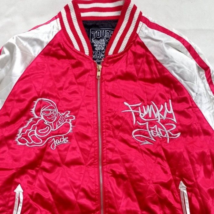 Japanese Brand Tough Master funkyjack Japan souvenir jacket sukajan hiphop Size US M / EU 48-50 / 2 - 4 Thumbnail
