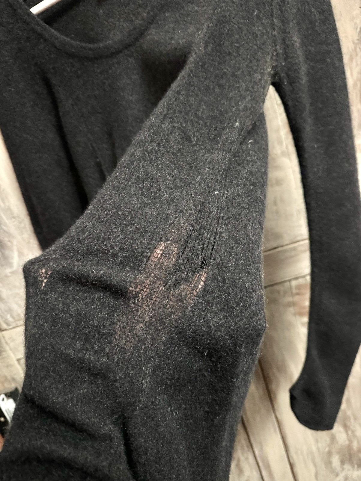 Issey Miyake issey miyake vintage grey wool & lace sweater 3 jp women Size M / US 6-8 / IT 42-44 - 8 Thumbnail