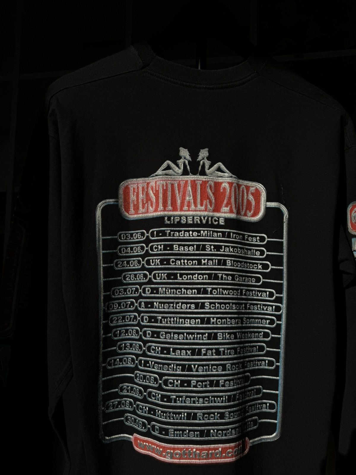 Band Tees Vintage 2005 GOTTHARD Lipservice Tour Longsleeve Tee Size US M / EU 48-50 / 2 - 8 Thumbnail