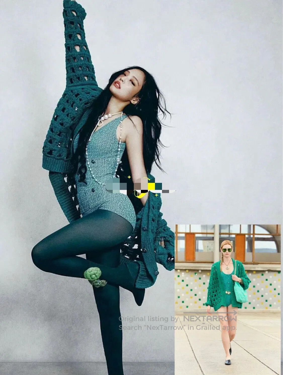 Chanel Chanel 25C Jennie Backless Swimsuit. Size S / US 4 / IT 40 - 9 Thumbnail