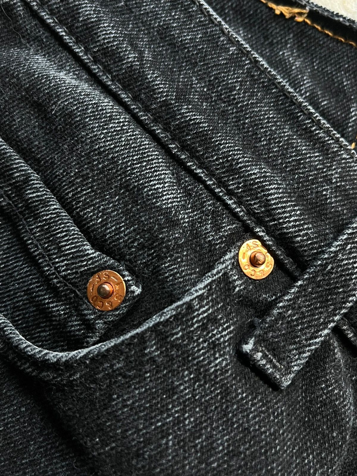 Levi's Levi’s 805 Vintage 1996 Sz W 27 L 34 Black Denim Jeans Size 27" / US 4 / IT 40 - 8 Thumbnail