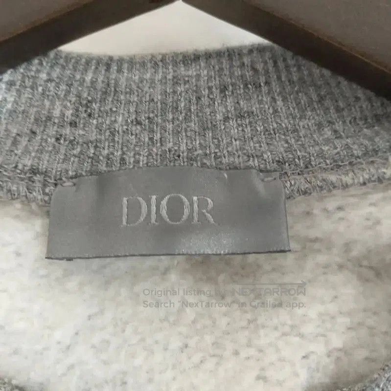 Dior Dior Gray Cotton Long Sleeve Sweatshirt . Size US S / EU 44-46 / 1 - 3 Thumbnail
