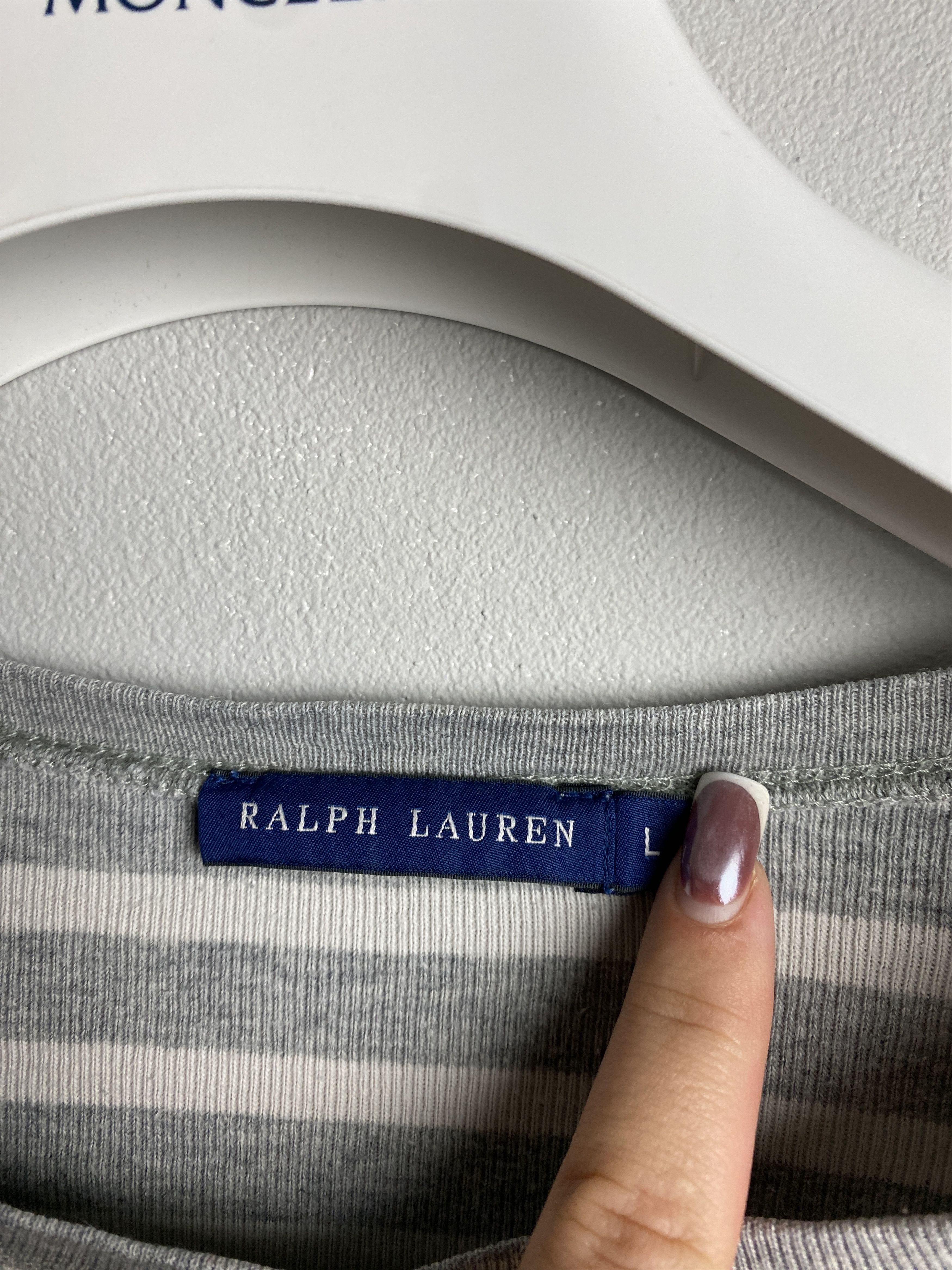 Ralph Lauren Ralph Lauren small pony long sleeve t-shirt tee striped Size L / US 10 / IT 46 - 3 Thumbnail