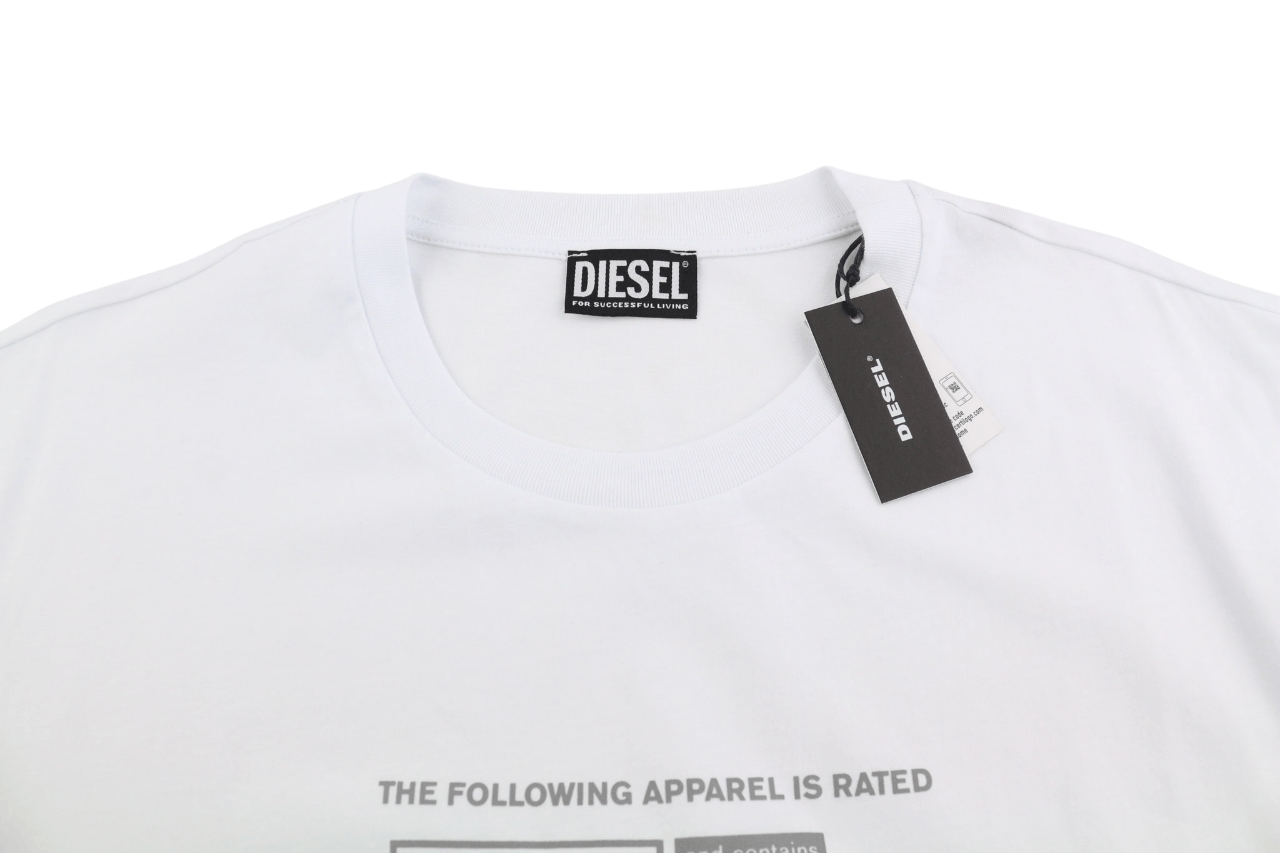 Diesel T-JUST-A35 2XL Short Sleeve Logo Tee 40259 Size US XXL / EU 58 / 5 - 8 Thumbnail