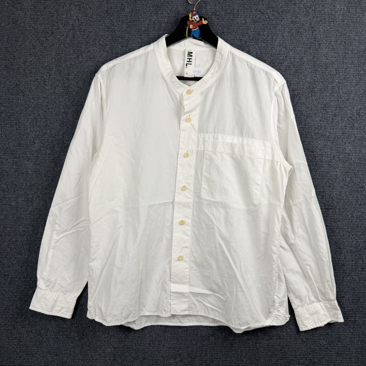 Margaret Howell minimalist long-sleeve shirt from MHL. the workwear-inspired Size US S / EU 44-46 / 1 - 1 Thumbnail