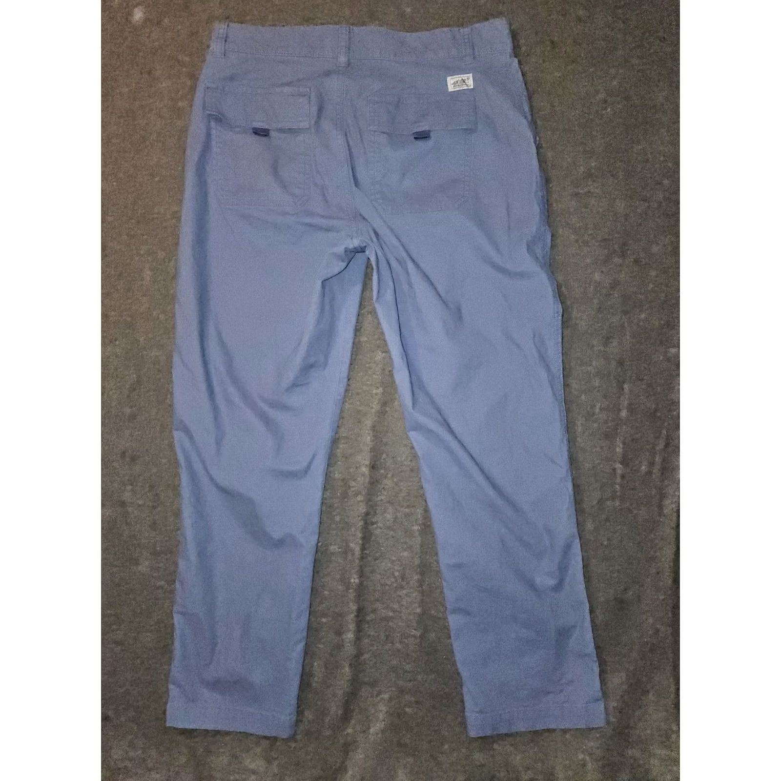 Eddie Bauer VINTAGE Eddie Bauer Chino Hiking Pants Women's 8 Blue Rip Stop Straight Mid Rise Pockets Stretch Easy Care Mens Womens Girls Boys Size 30" / US 8 / IT 44 - 6 Thumbnail