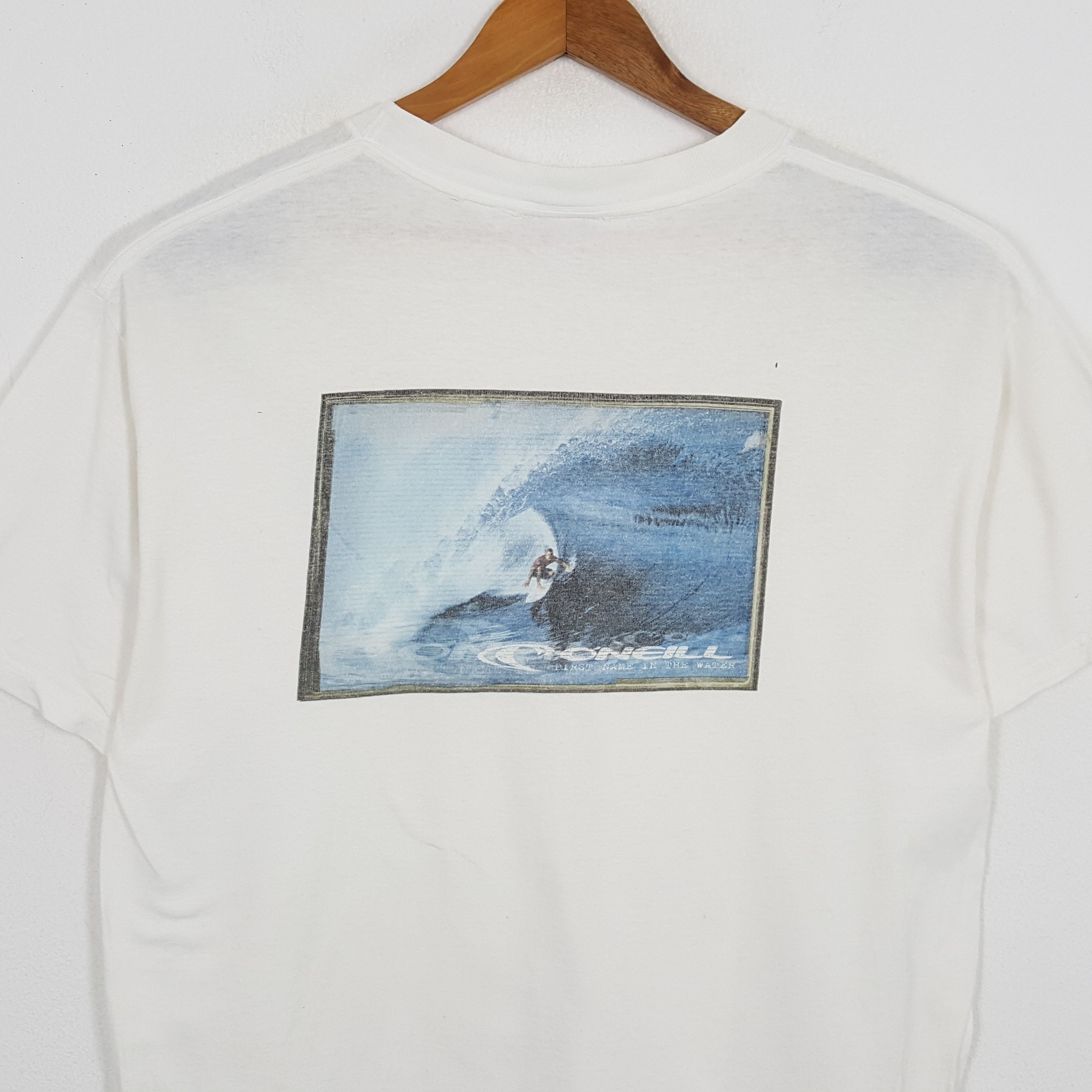 O'Neill × Vintage Vintage ONEILL American Surfing Style Streetwear T-Shirts Size US L / EU 52-54 / 3 - 2 Thumbnail