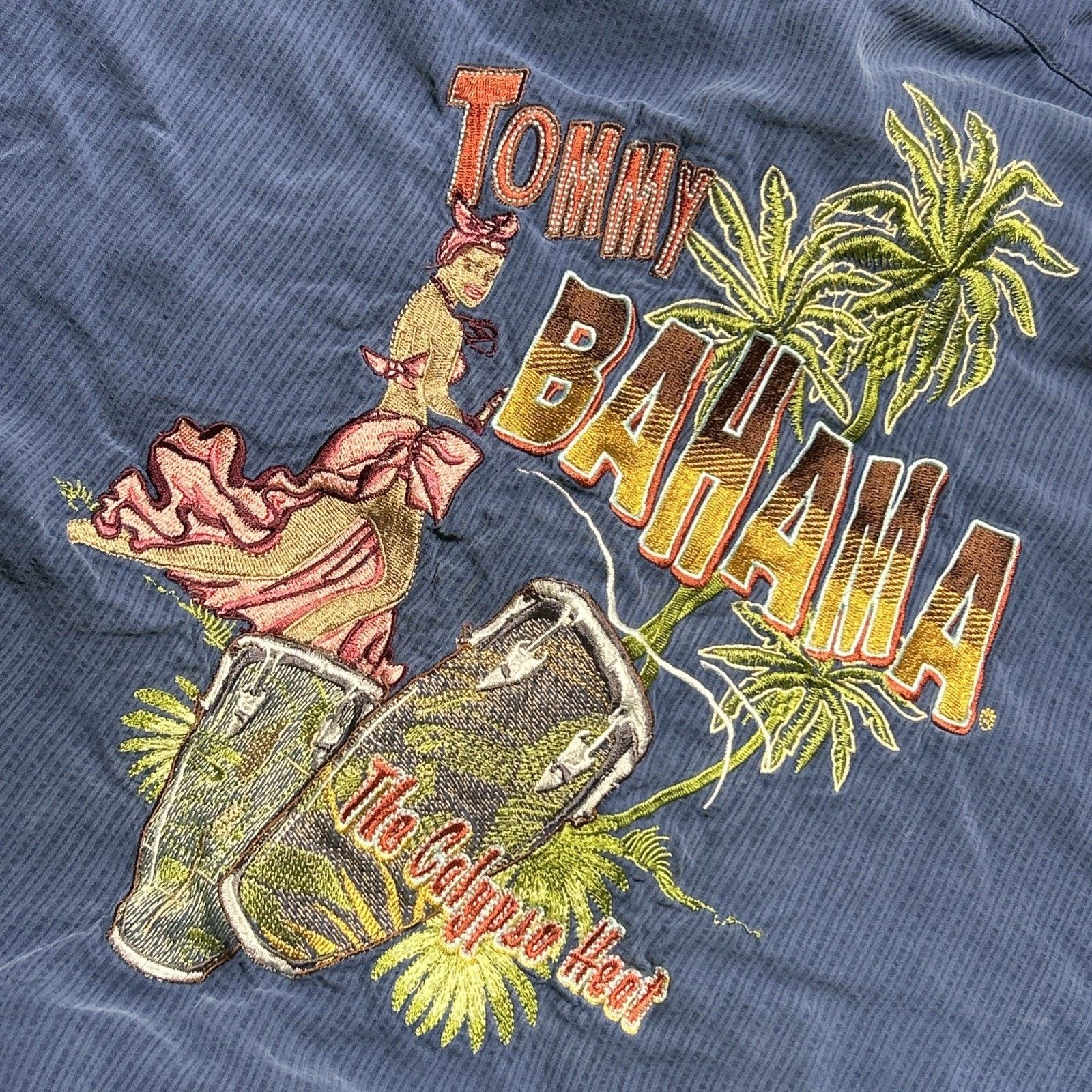 Tommy Bahama Tommy Bahama Hula Girl Calypso Heat Button Up Shirt Large Size US L / EU 52-54 / 3 - 8 Thumbnail