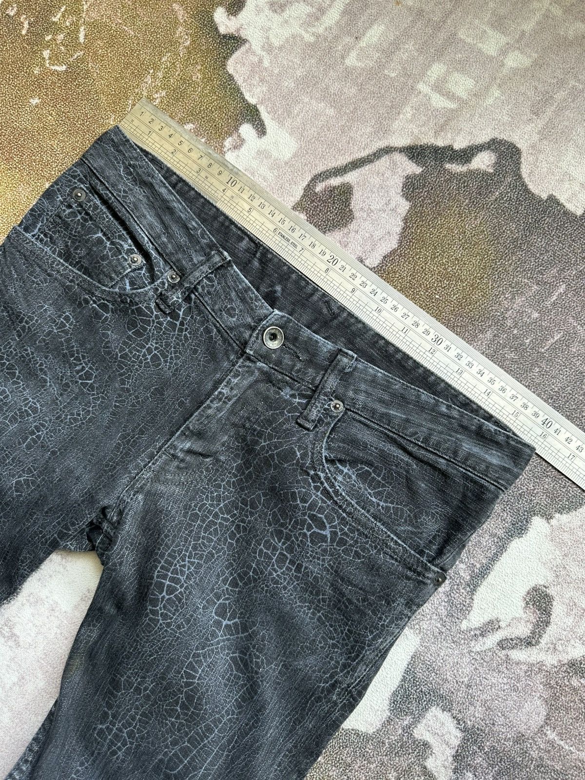If Six Was Nine LGB crocodile slim jeans Size US 31 - 14 Thumbnail