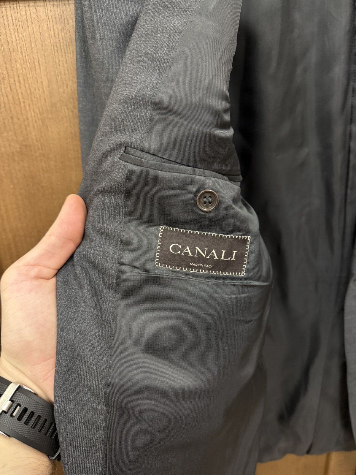 Canali Canali Gray Classic Blazer Two Button Size 38R - 7 Thumbnail