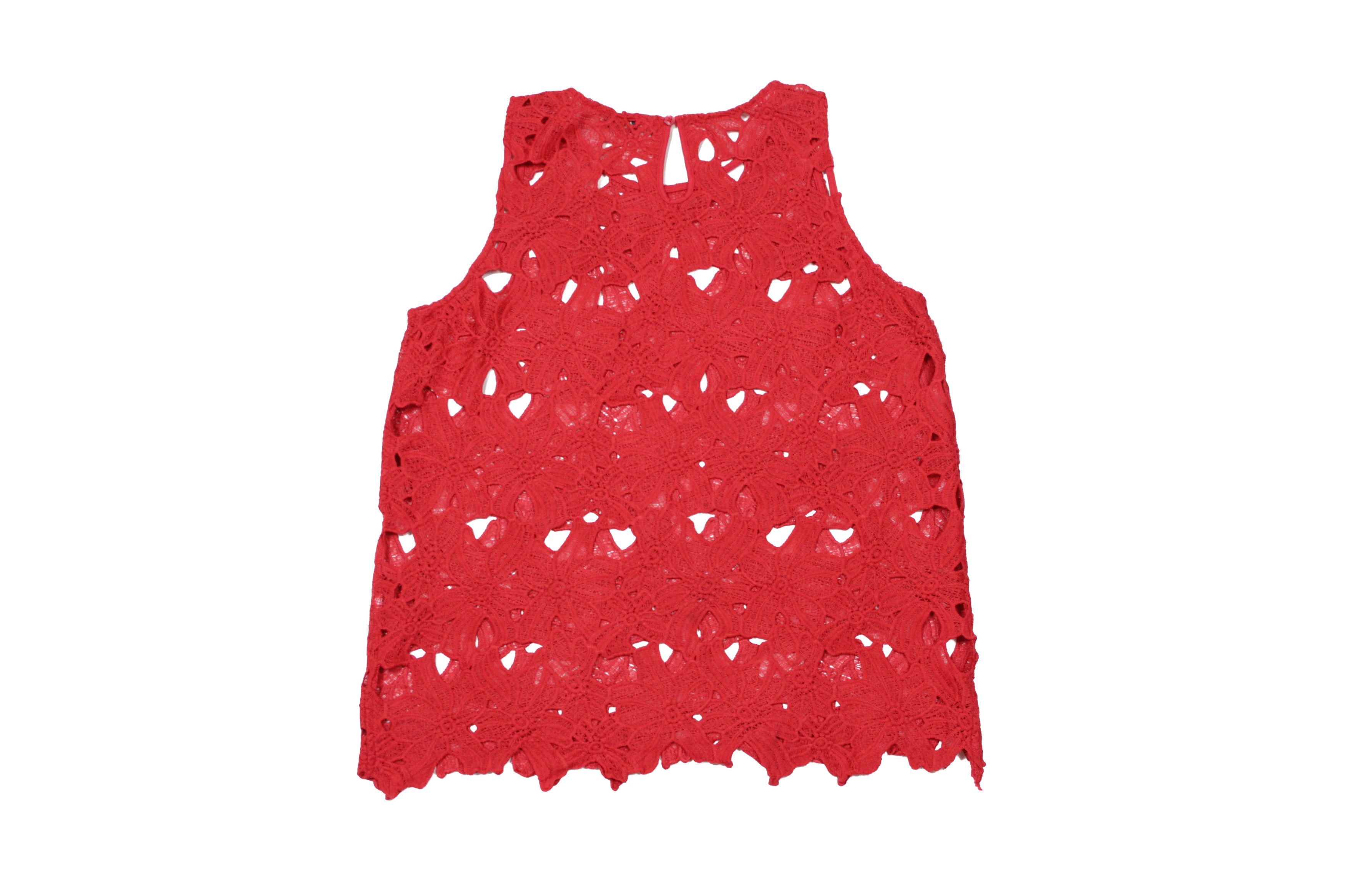 Acne Studios SS2010 Embroidered Flowers Mesh Tank Top Size M / US 6-8 / IT 42-44 - 2 Thumbnail