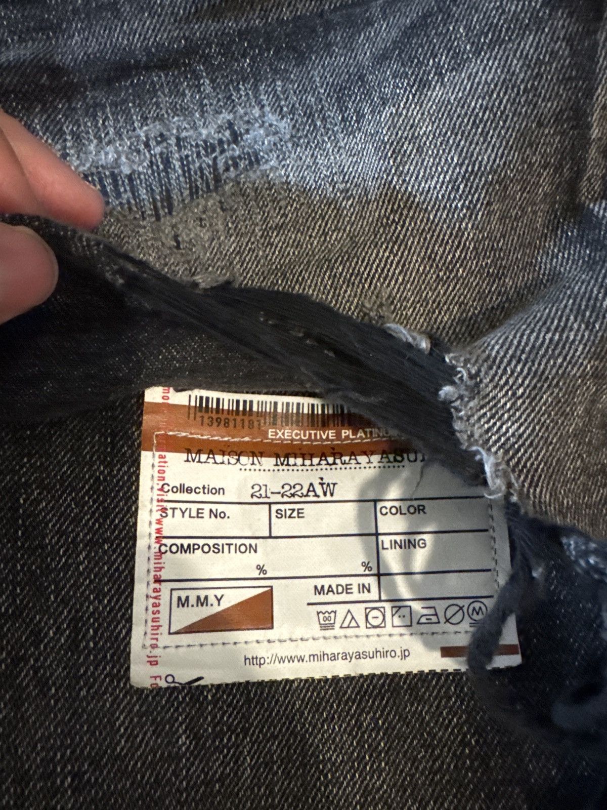 Maison MIHARA YASUHIRO Maison Mihara Yasuhiro 21-22aw Size US 32 / EU 48 - 6 Thumbnail