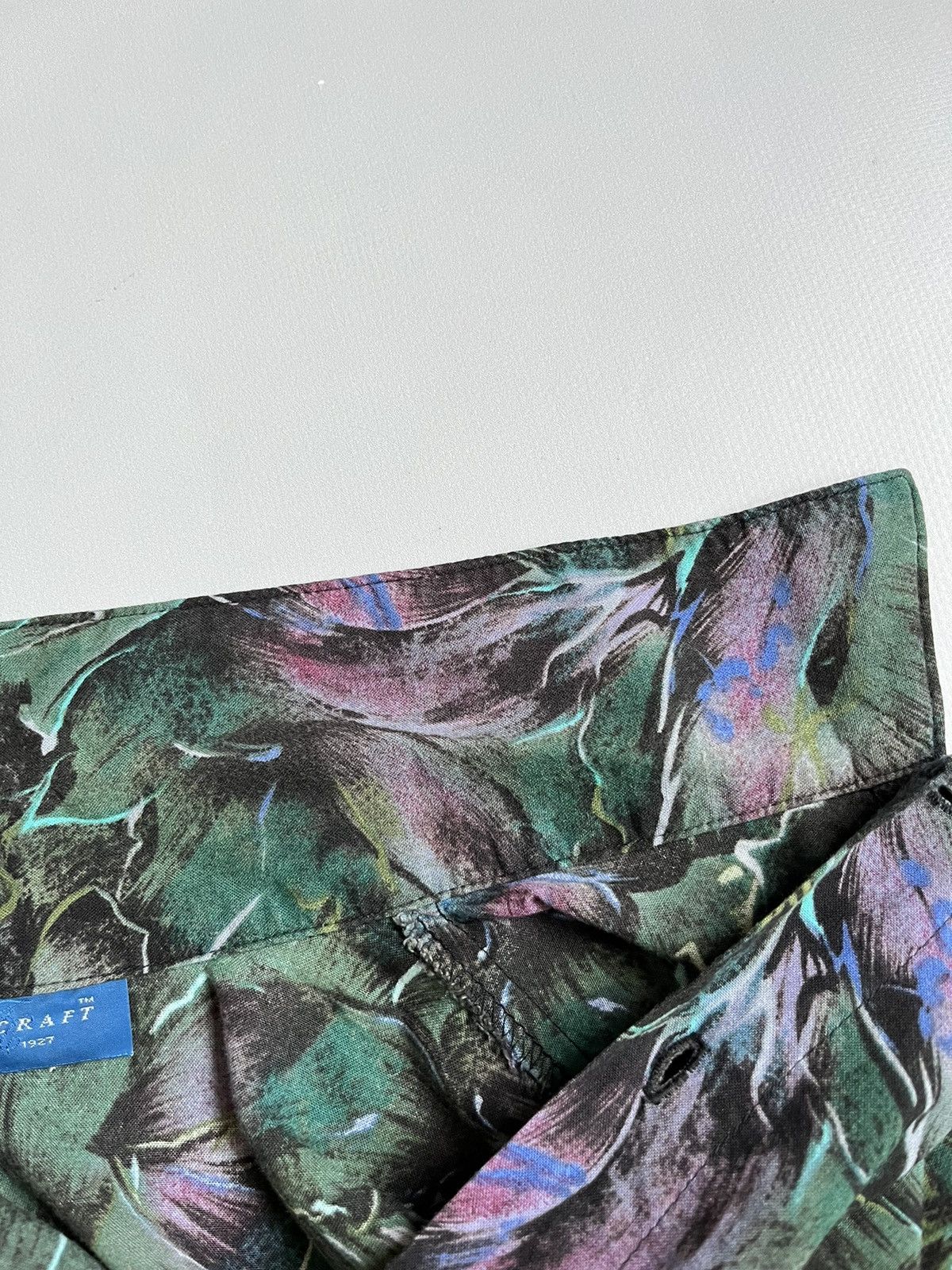 Towncraft Vintage 90s Towncraft Floral Rayon Usa Made Hawaiian Shirt Size US XL / EU 56 / 4 - 7 Thumbnail