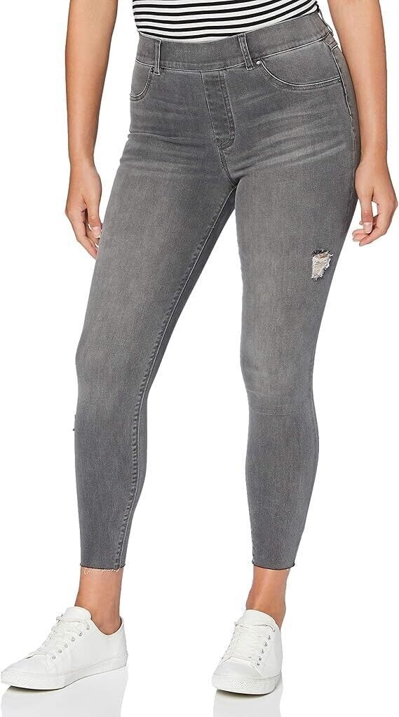 Spanx Spanx 20213R Distressed Skinny Jeans Vintage Grey ( XS ) Size 24" / US 00 / IT 34 - 2 Thumbnail