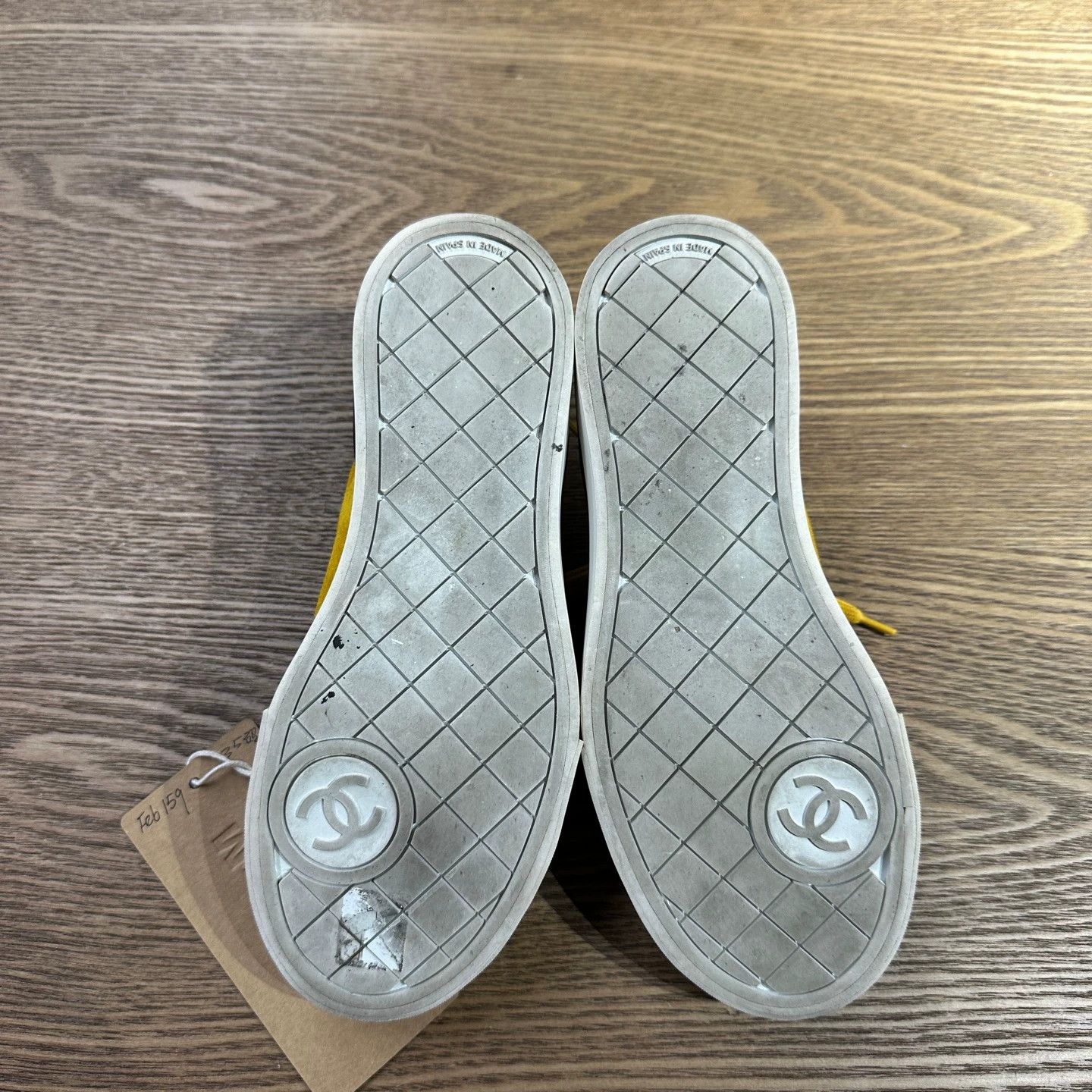 Chanel Chanel feb159 suede logo sneakers 35.5 Size US 4.5 / IT 34.5 - 6 Thumbnail