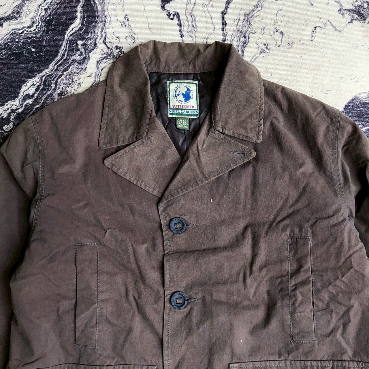 Nigel Cabourn Vintage Nigel Cabourn Quilted Lined Work Jacket Size US XL / EU 56 / 4 - 4 Thumbnail