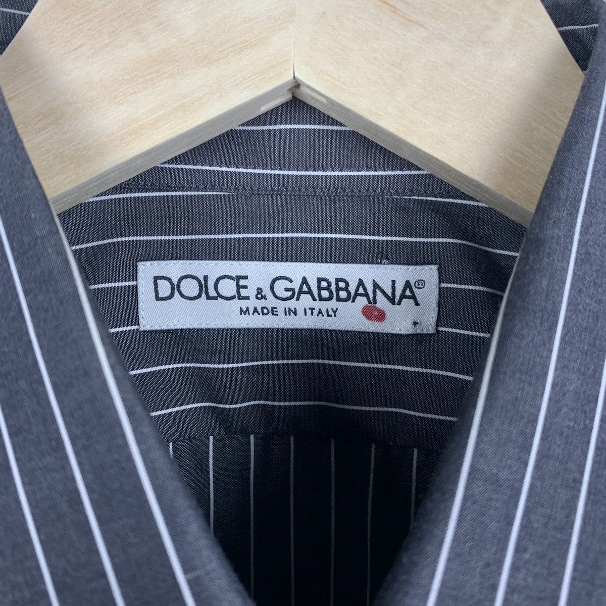 Dolce & Gabbana Men’s Dolce & Gabbana Striped Formal Shirt Long Sleeve 38 Size US S / EU 44-46 / 1 - 7 Thumbnail